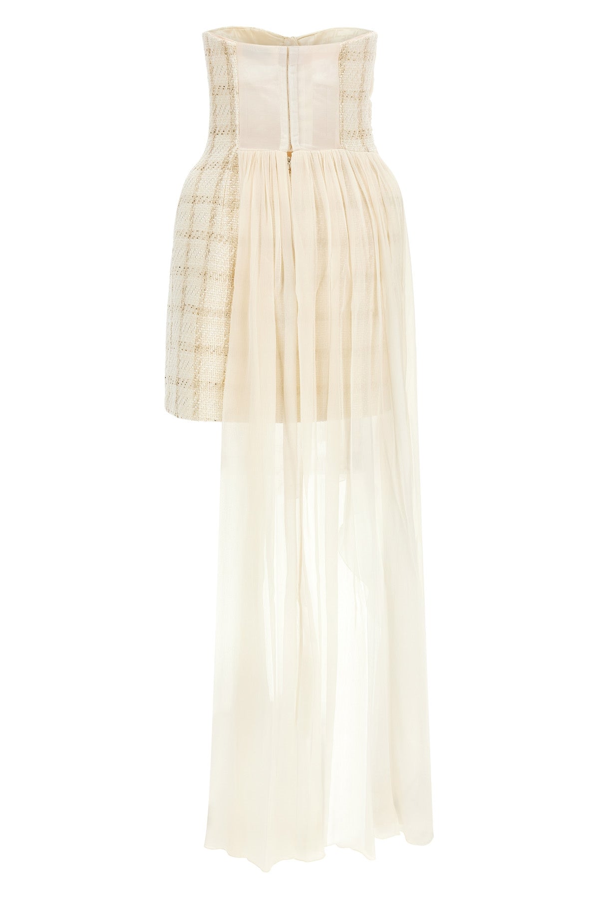 the elisabetta franchi mini dress redefines the codes of evening elegance throug