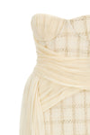 the elisabetta franchi mini dress redefines the codes of evening elegance throug