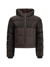FENDI L padded technical ff jacquard jacket