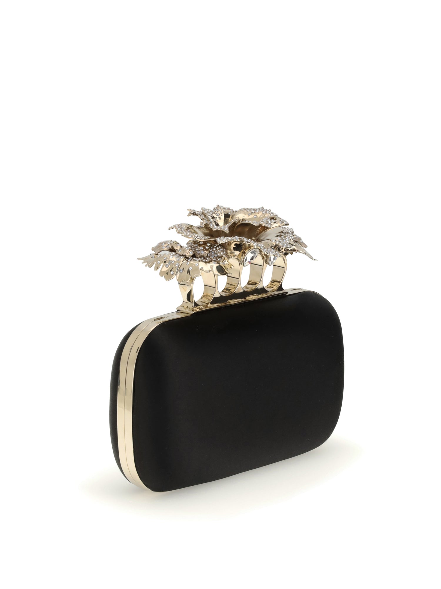 ALEXANDER MCQUEEN OS carnation knuckle clutch
