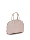 embossed leather handbag