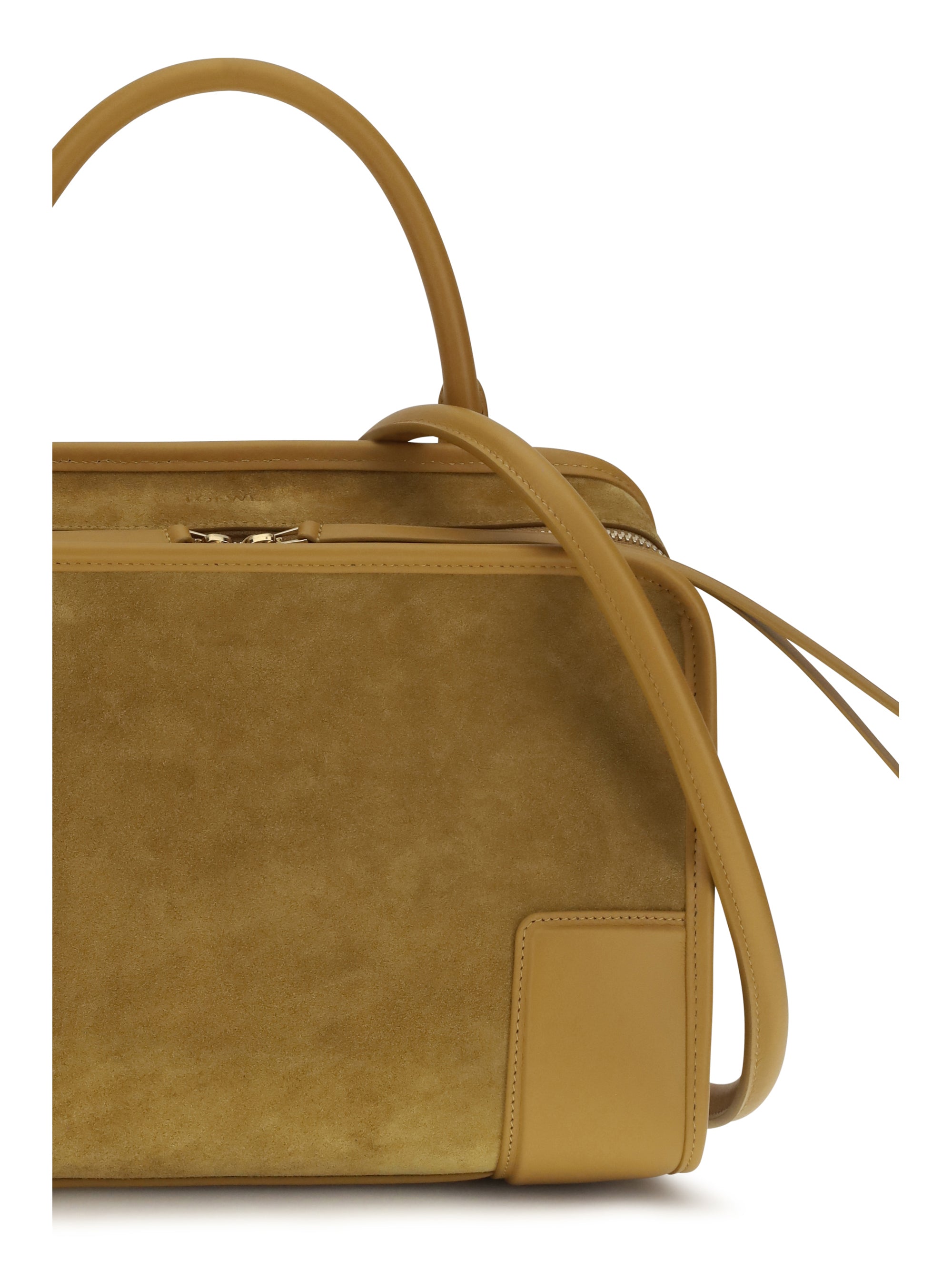 medium amazona 180 suede handbag
