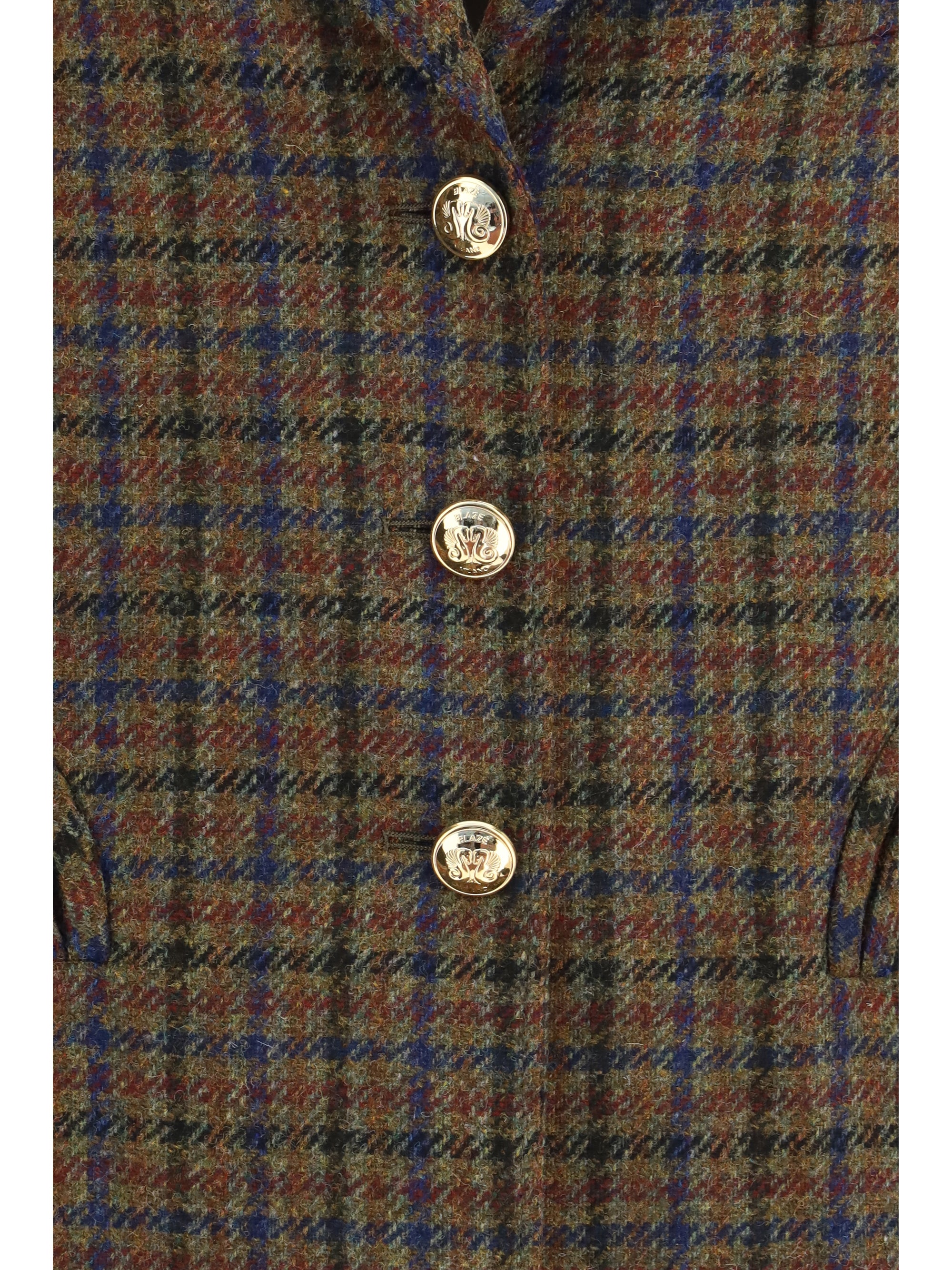 blazer shelley in wool blend tweed