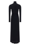 the long dress fabiana filippi defines a slender silhouette through an impeccabl