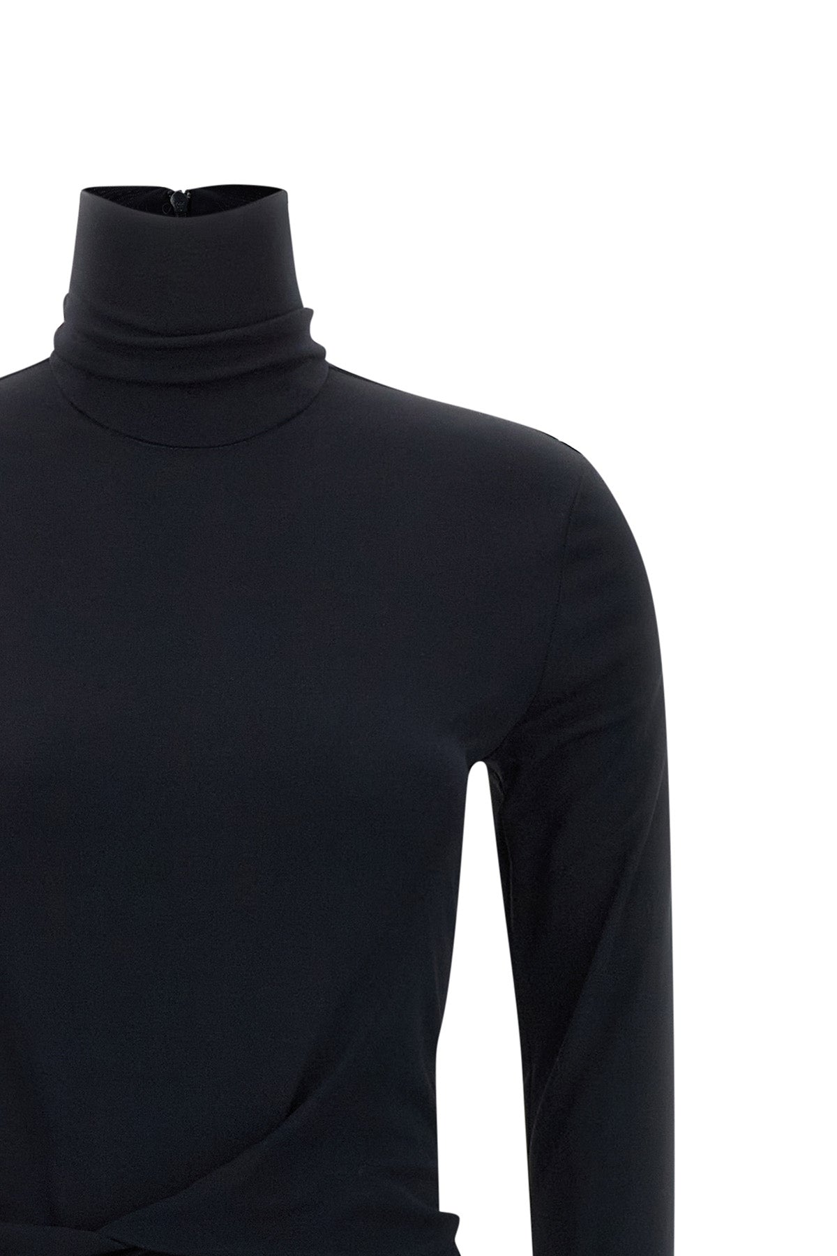 the long dress fabiana filippi defines a slender silhouette through an impeccabl
