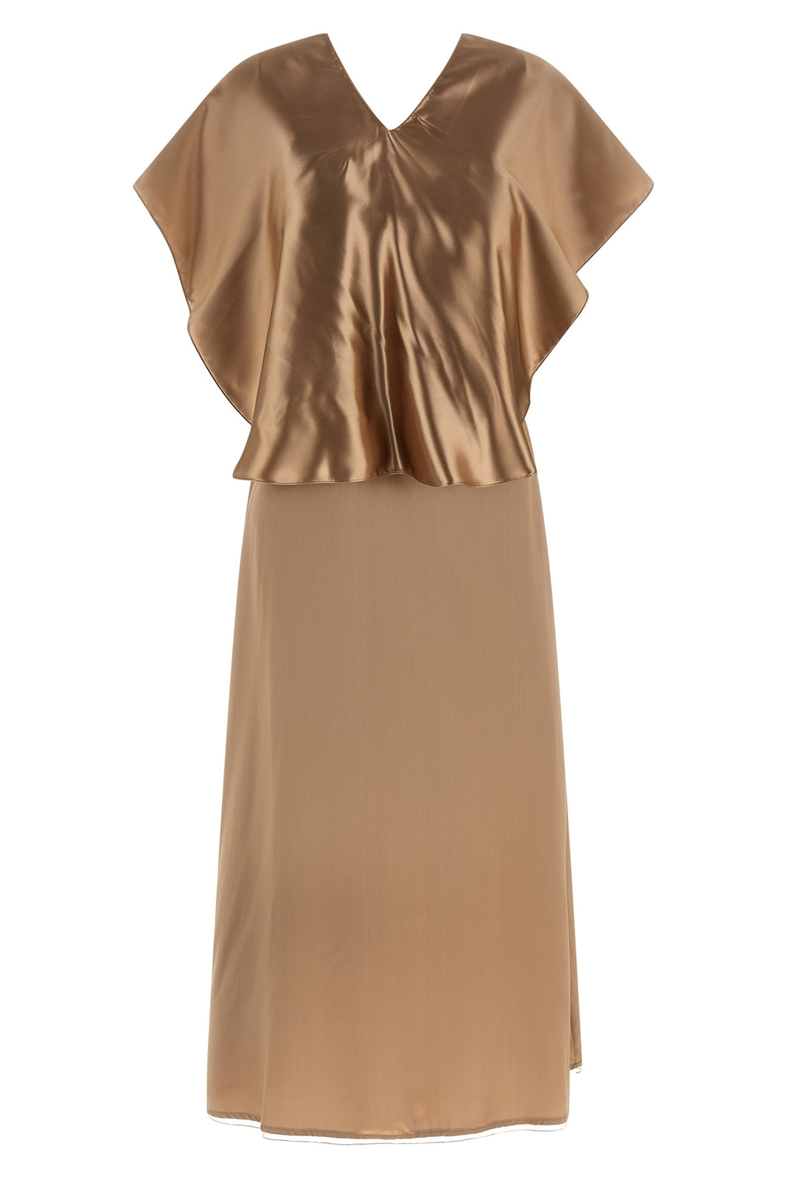 FABIANA FILIPPI 40 liquid satin midi dress