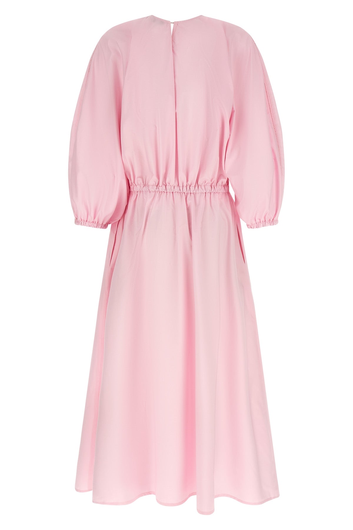 long dress in cotton poplin