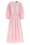 long dress in cotton poplin