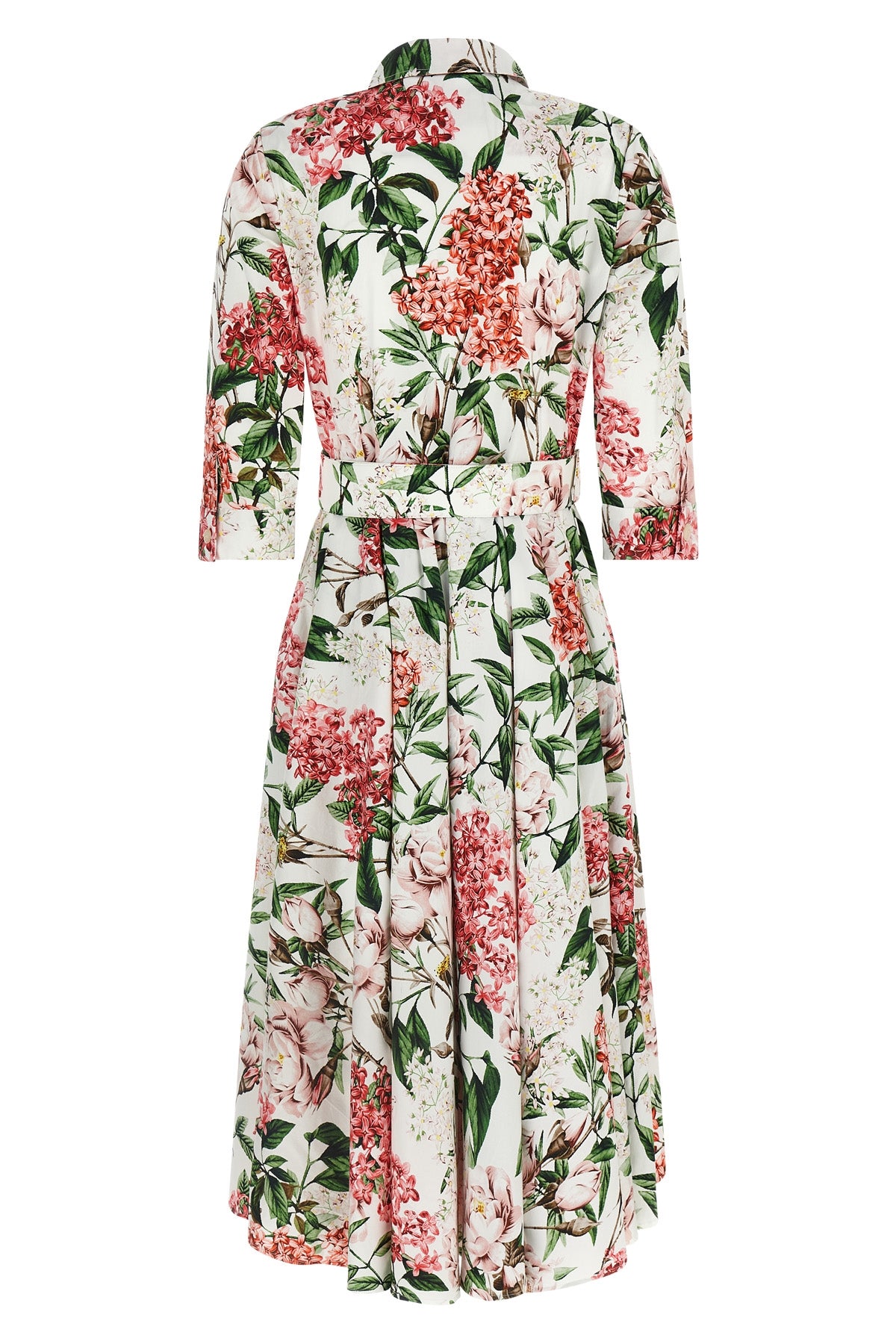all over liliac heaven abelia cotton muslin midi dress
