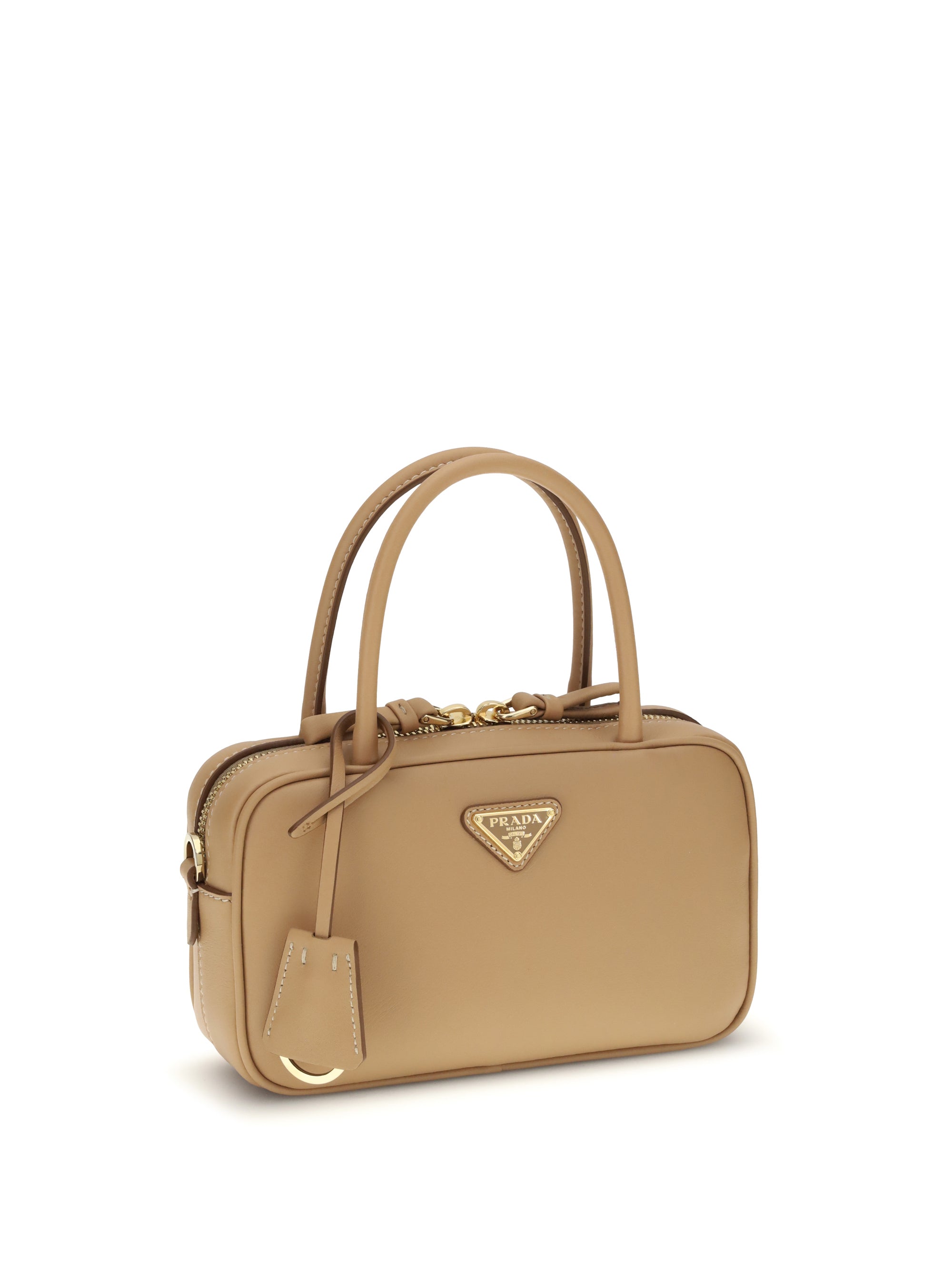 PRADA OS leather handbag