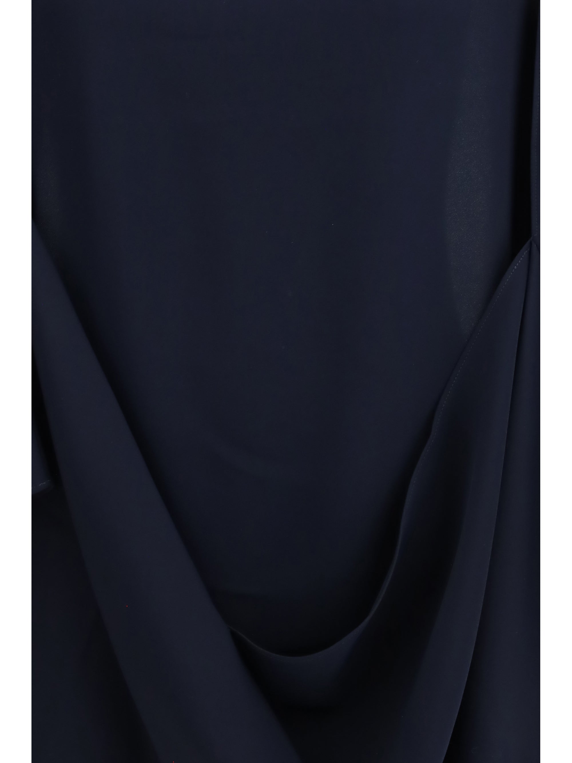 draped mid-length sweatshirt