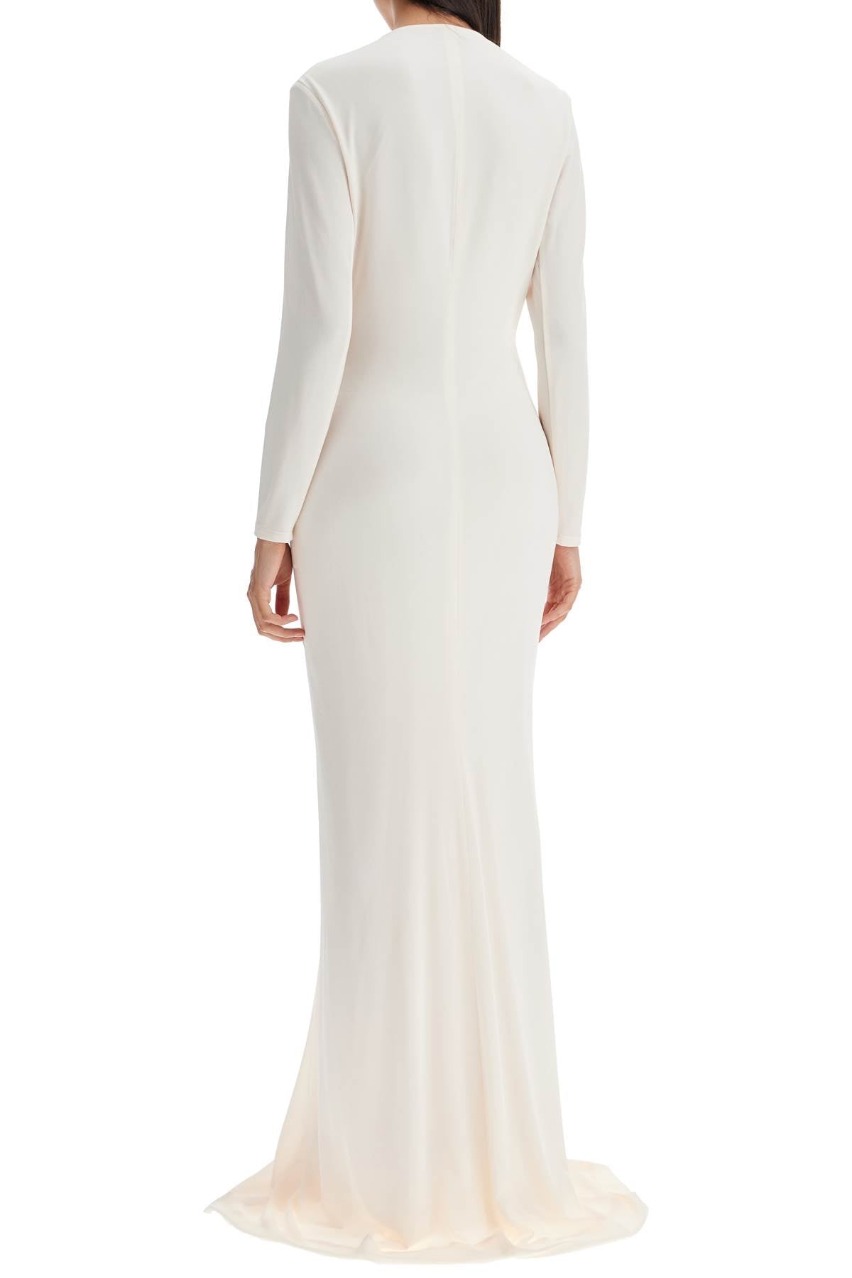 long stretch jersey evening dress