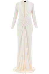 long stretch jersey evening dress