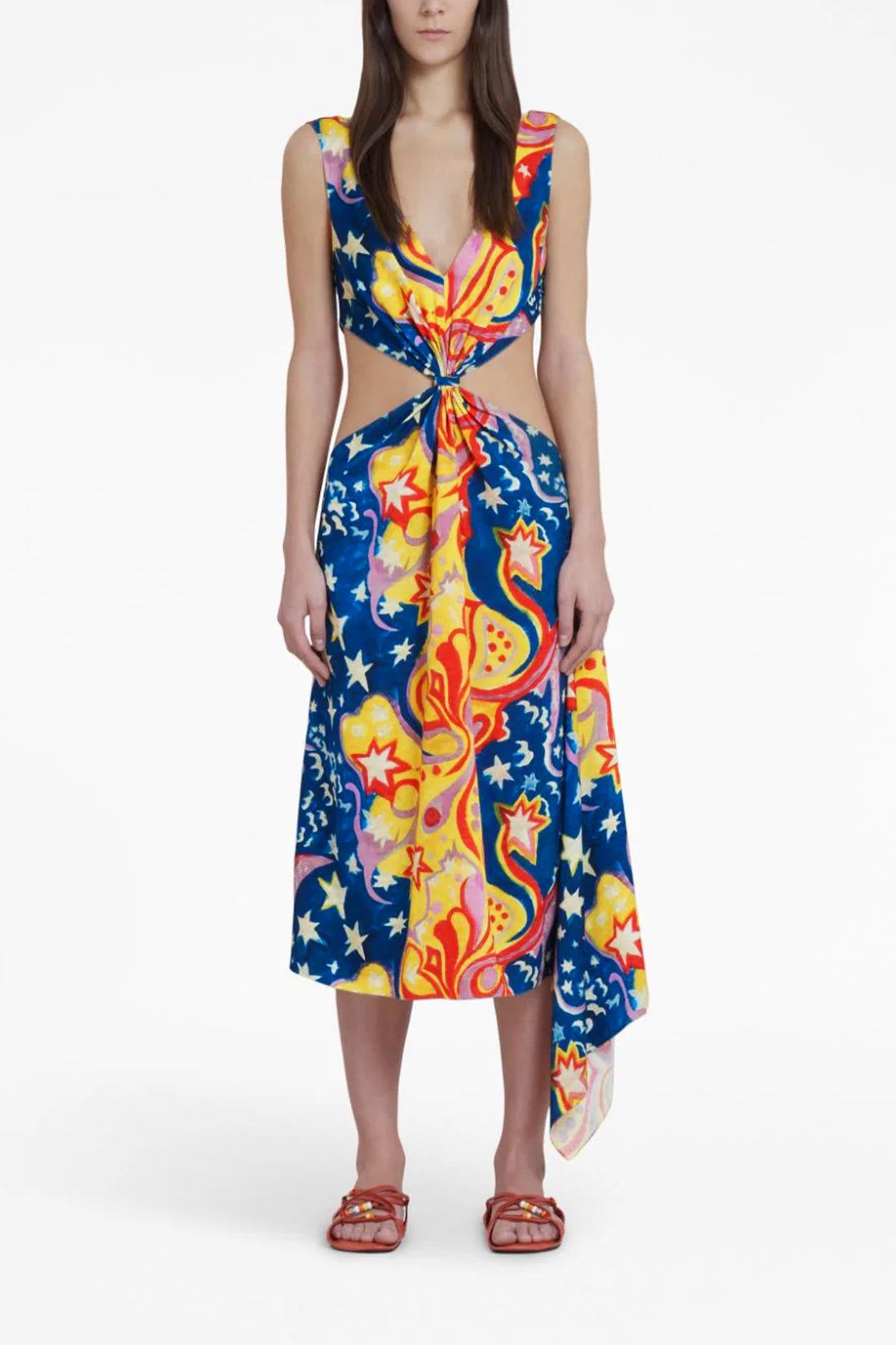 MARNI 38 no vacancy inn high summer capsule viscose dress