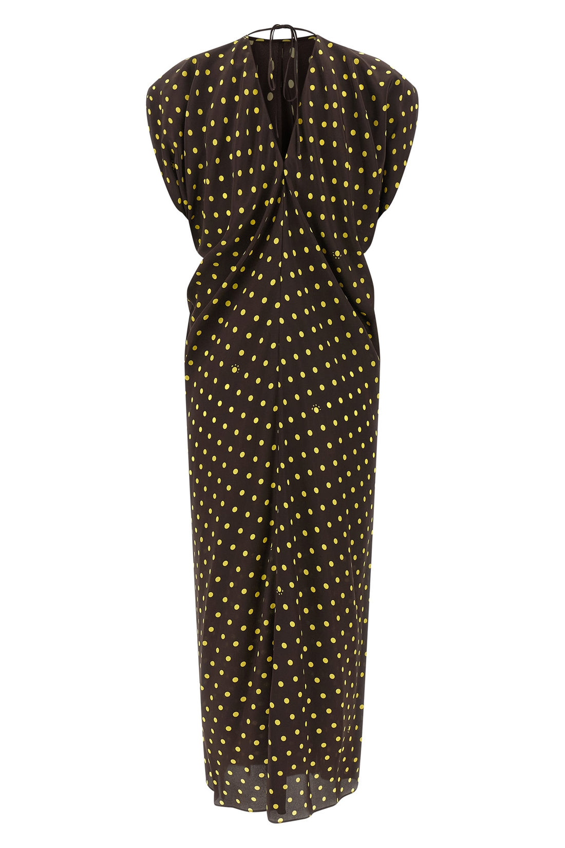MARNI 38 the marni polka rhythm dress defines contemporary elegance through a precise sar