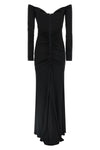 long red carpet dress in crêpe jersey