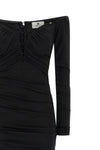 long red carpet dress in crêpe jersey