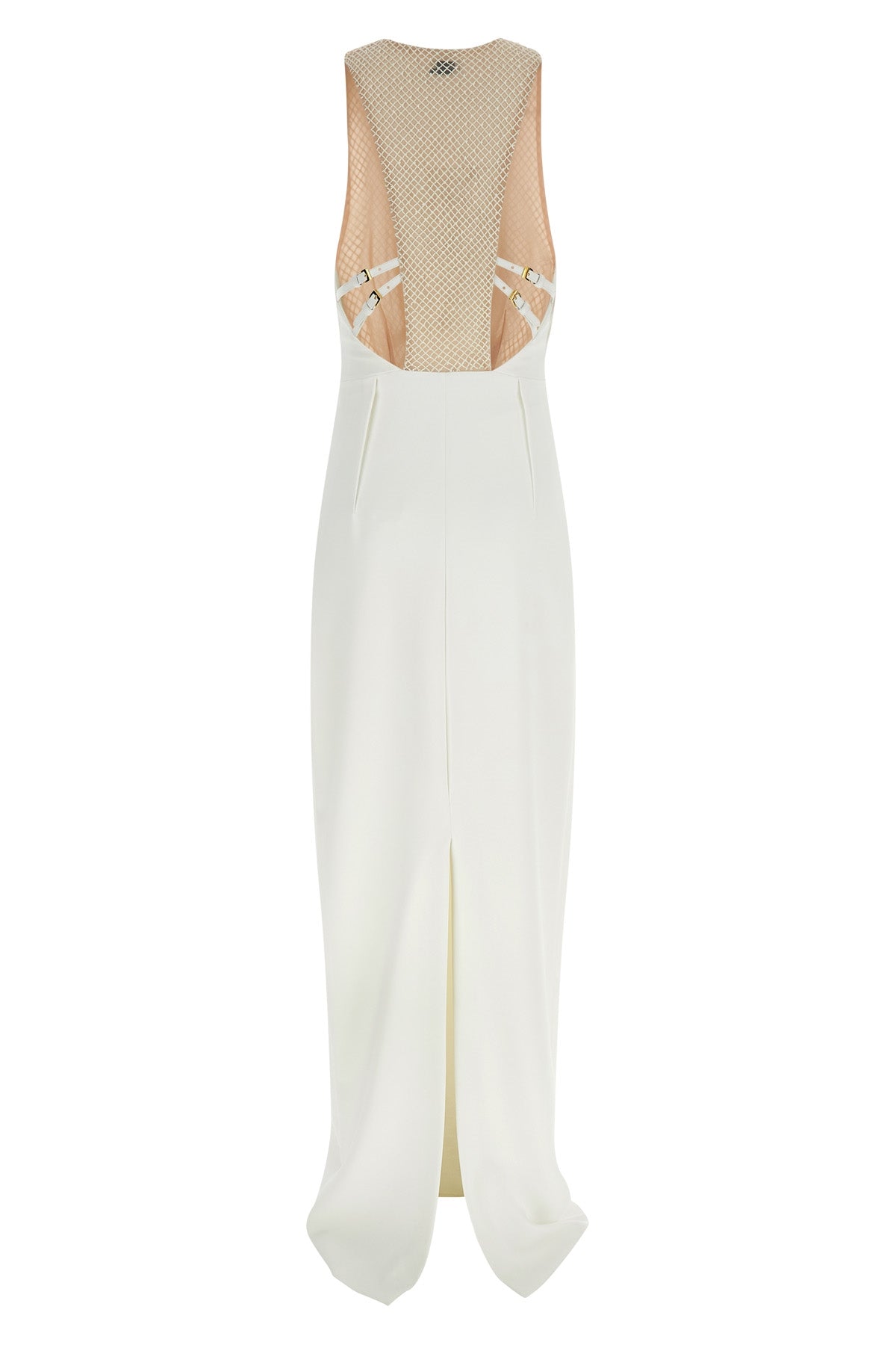 red carpet long dress in lightweight crêpe