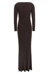 long red carpet dress in crêpe jersey