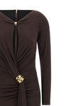 long red carpet dress in crêpe jersey