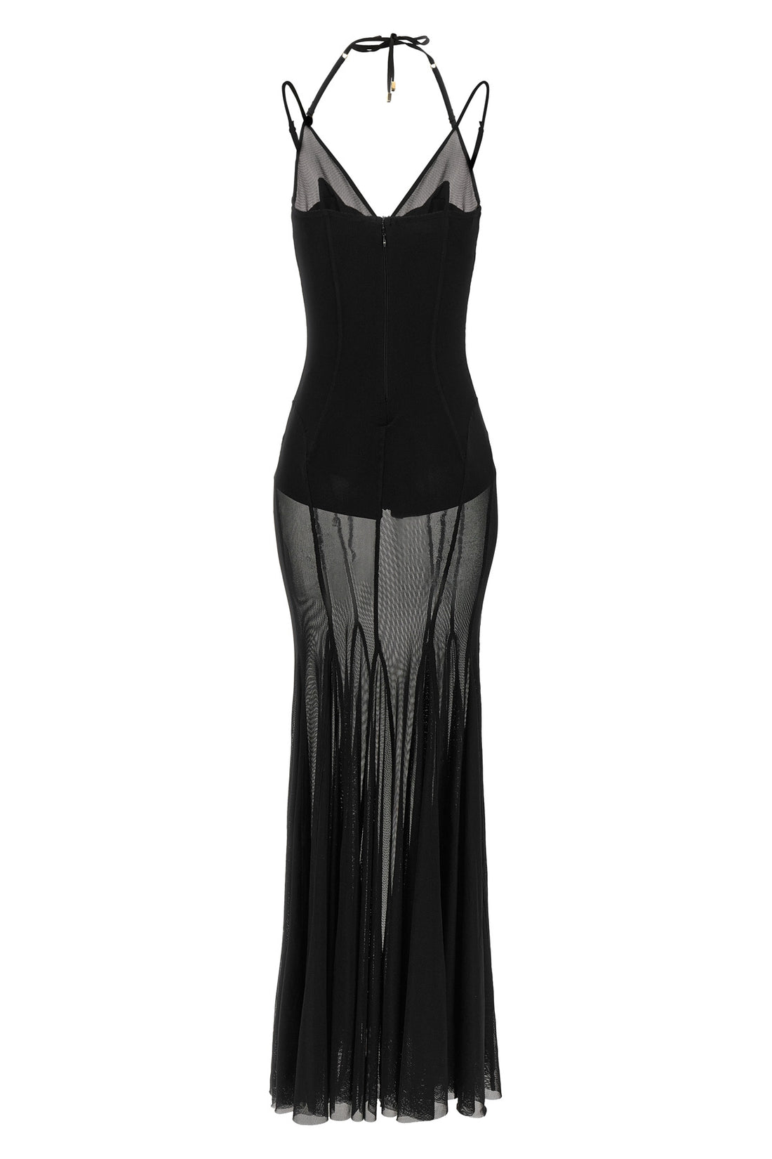 ELISABETTA FRANCHI 40 the long elisabetta franchi red carpet dress defines a mermaid silhouette thro