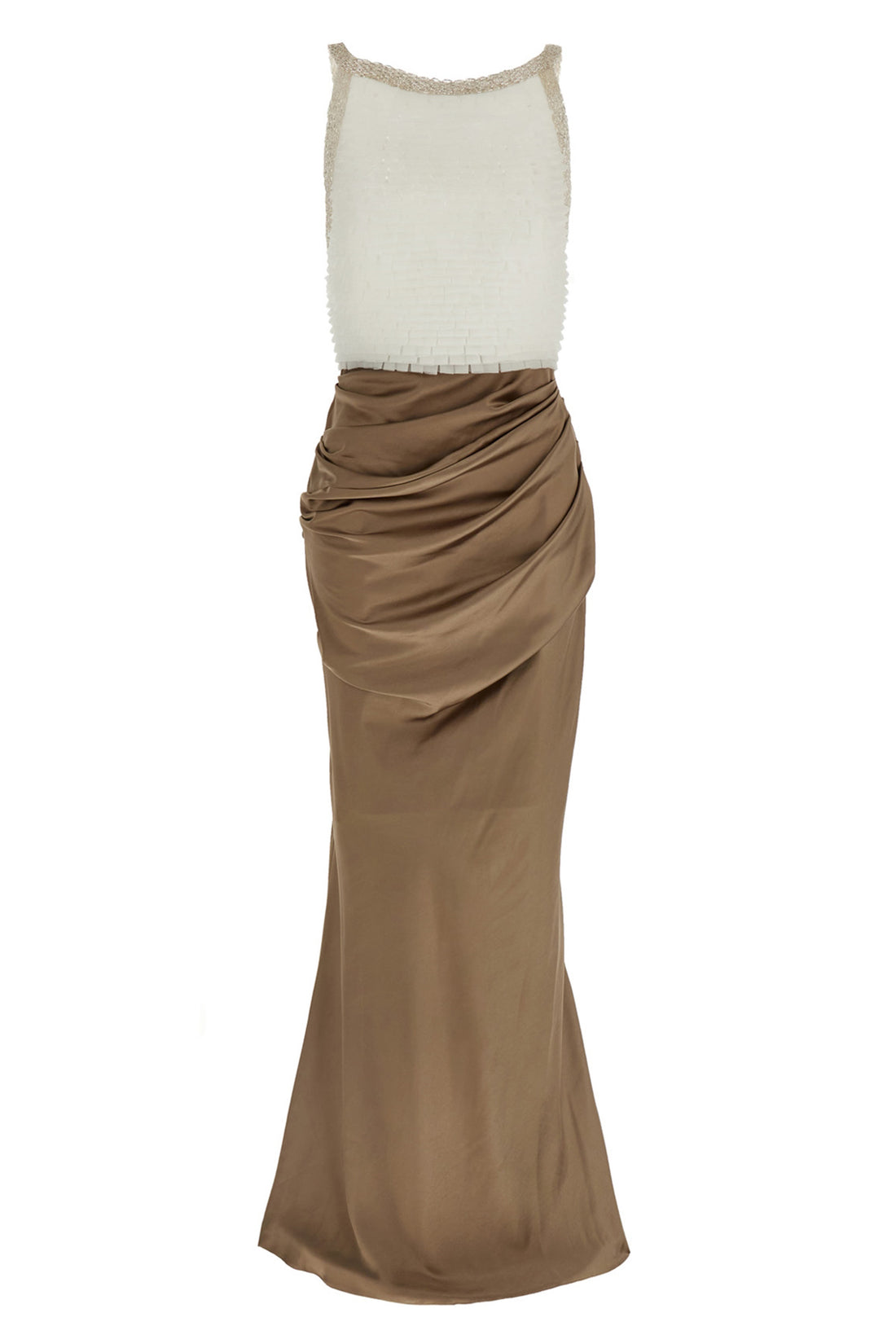 ELISABETTA FRANCHI 44 long red carpet dress