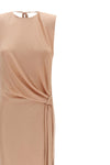 long red carpet dress in shiny viscose jersey