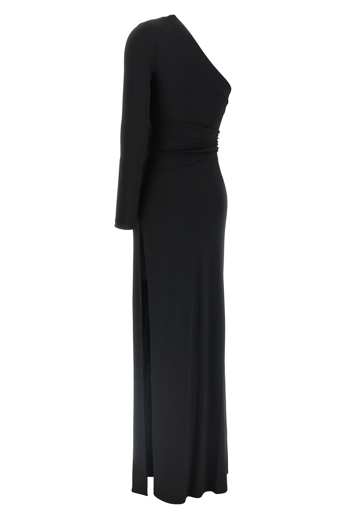 red carpet long dress in crêpe jersey
