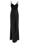 long satin red carpet dress