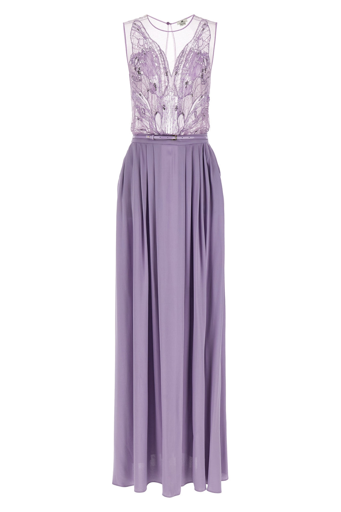 ELISABETTA FRANCHI 42 red carpet long dress