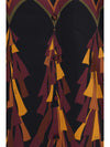 silk shirt in baiadera print