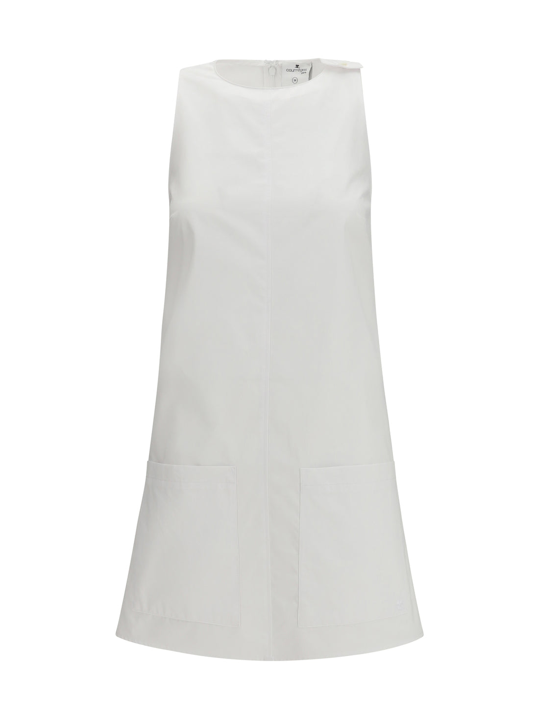 COURRÈGES 36 halter neckline short dress