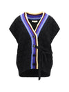 v-neck wool and cashmere cardigan