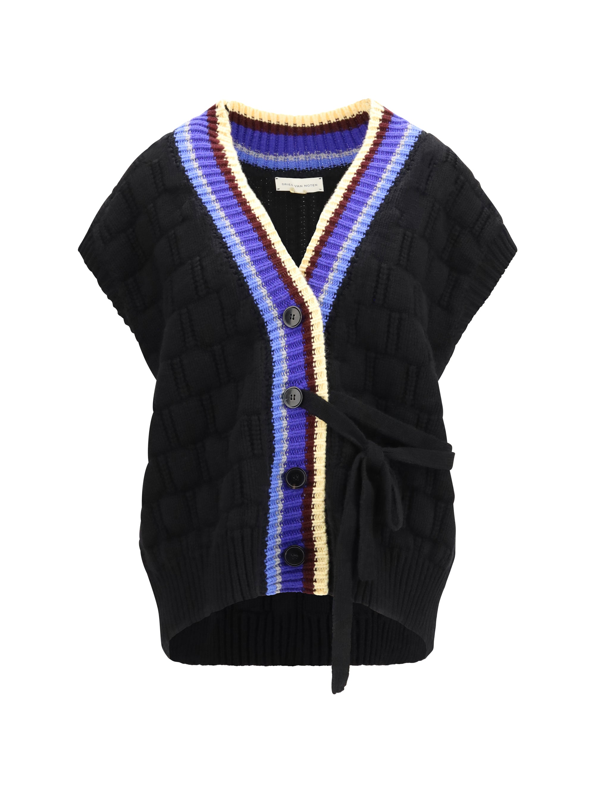 v-neck wool and cashmere cardigan