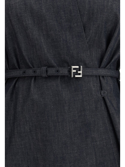 FENDI 38 chambray dress