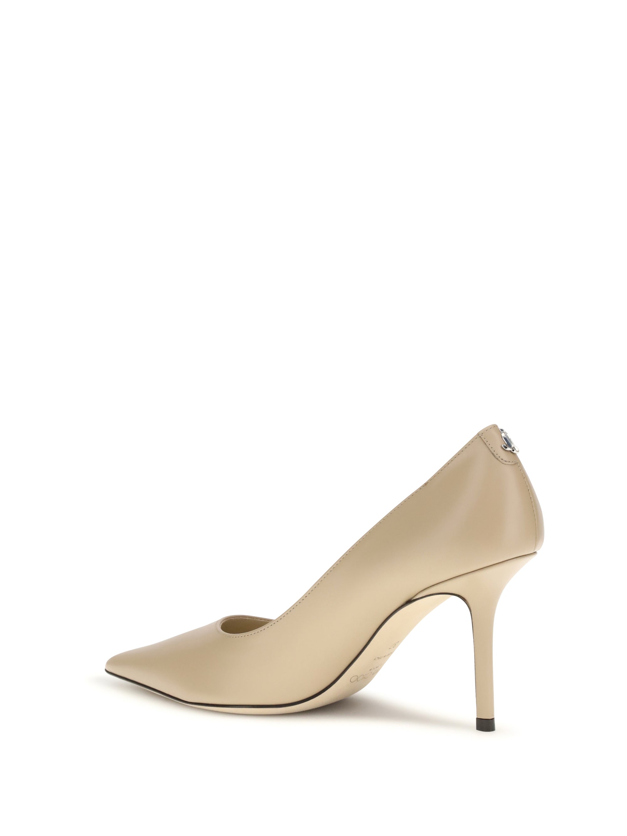 kid leather pointed pumps