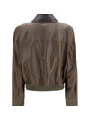 glossy leather jacket