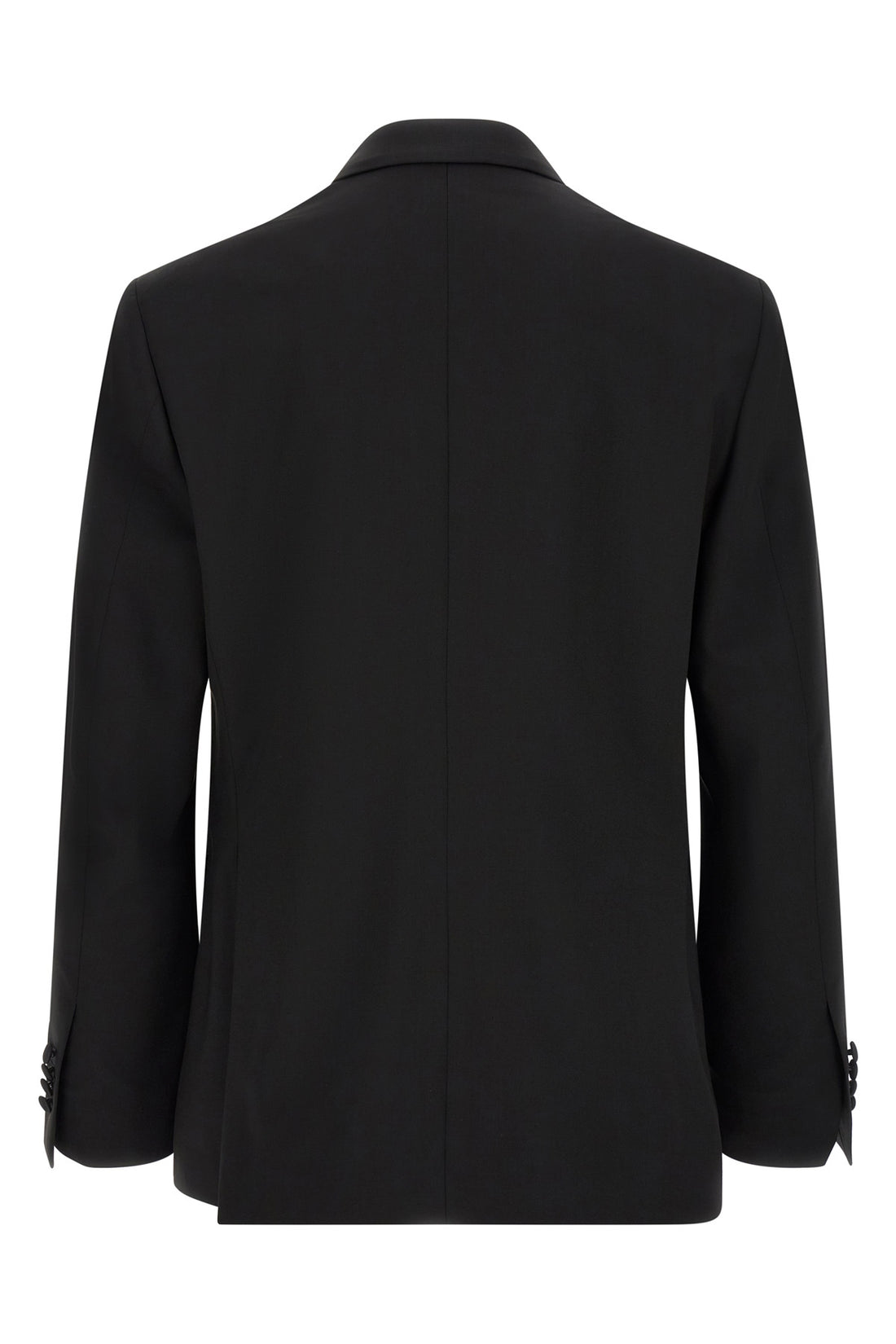 LARDINI 46 the lardini tuxedo suit in fine black virgin wool