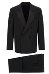 the lardini tuxedo dress in fine black virgin wool