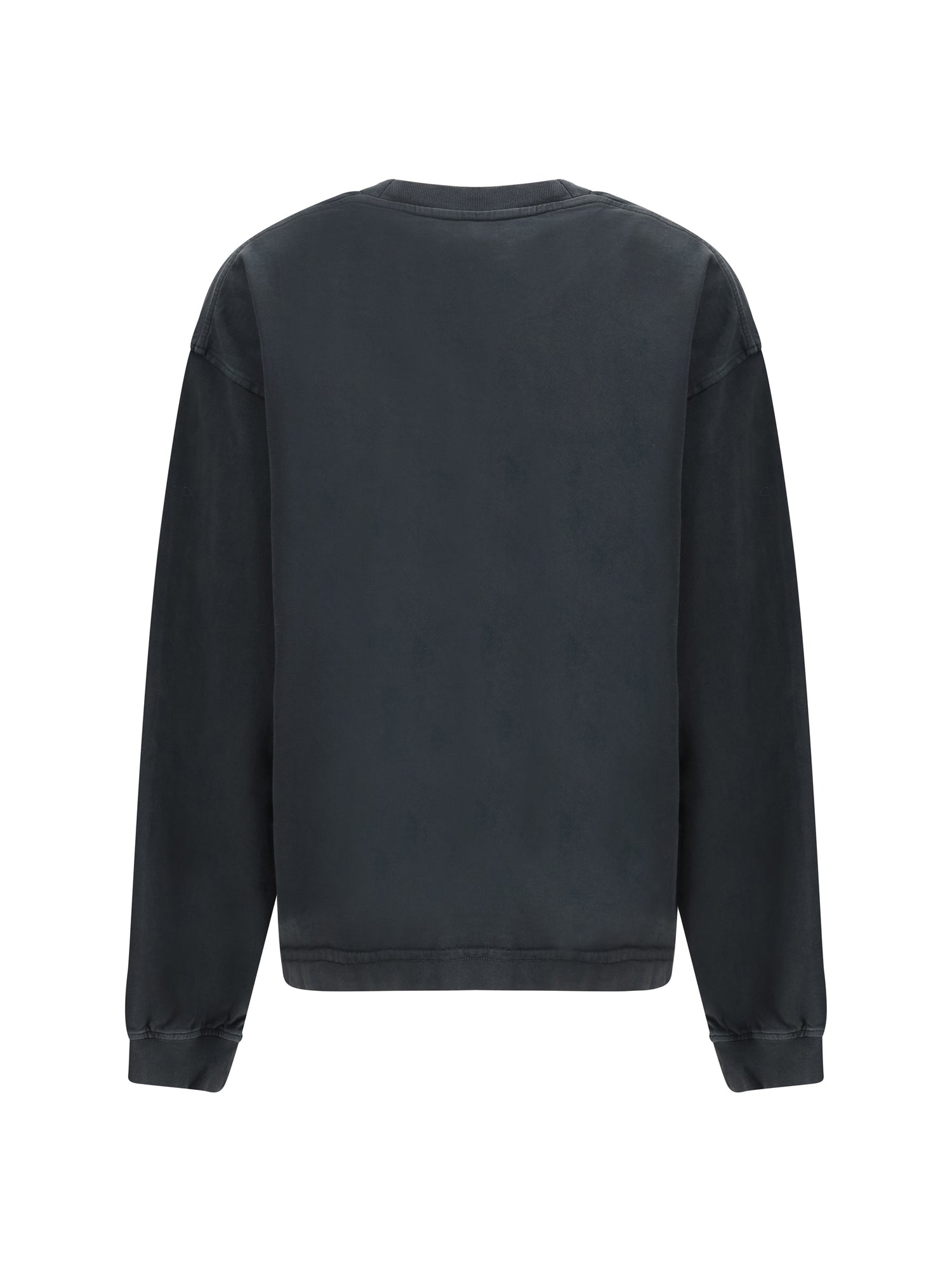 ALEXANDER WANG S reflective halo print logo long-sleeve t-shirt