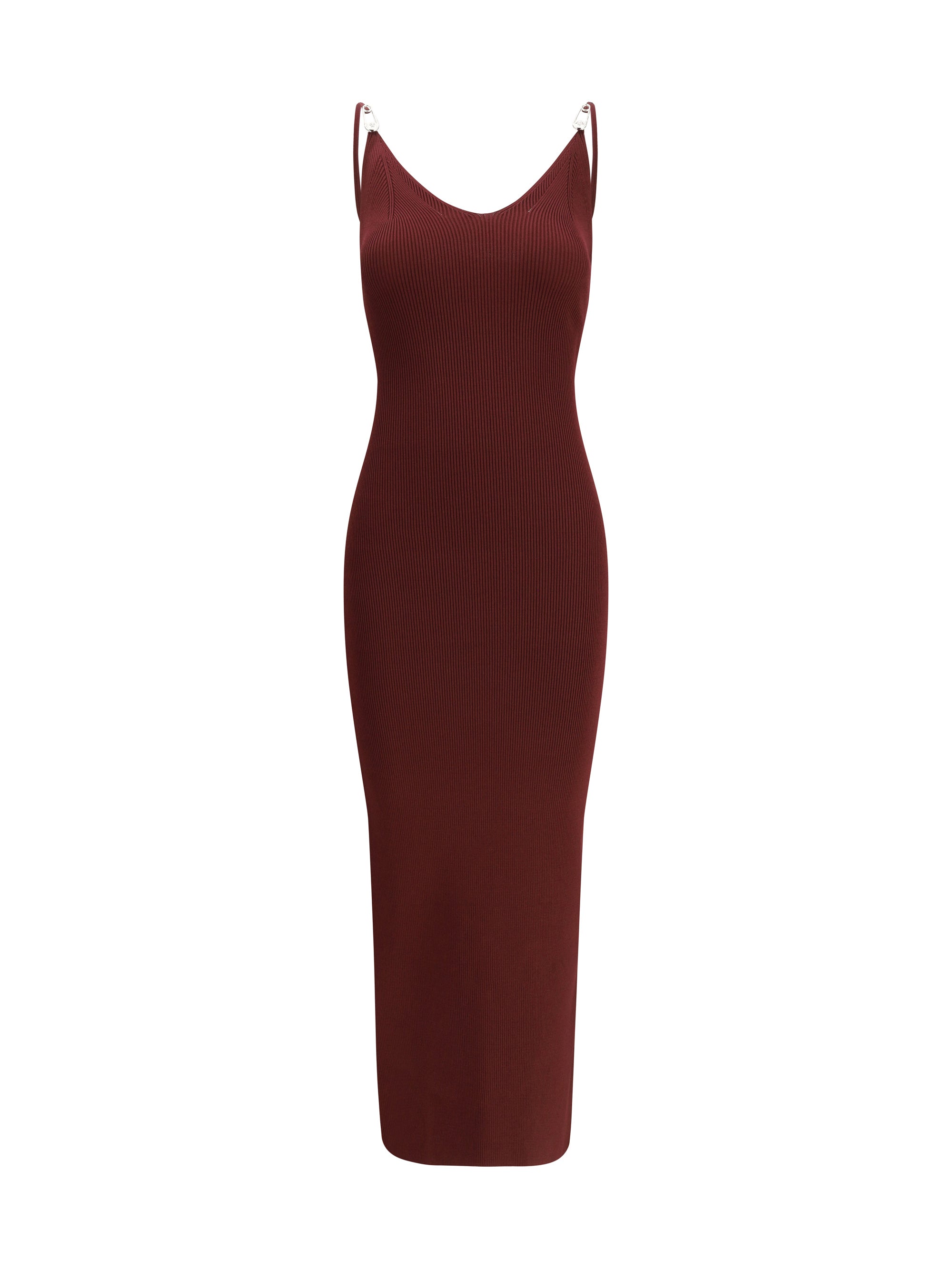 safety pin slip midi dress