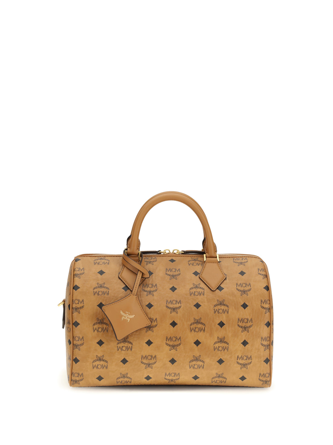 MCM OS ella printed canvas handbag