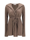 falda lyocell and silk blend cardigan