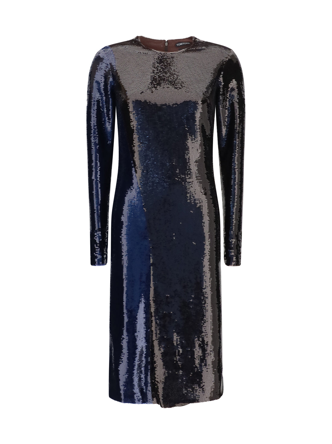 TOM FORD 40 two-tone sequin dress