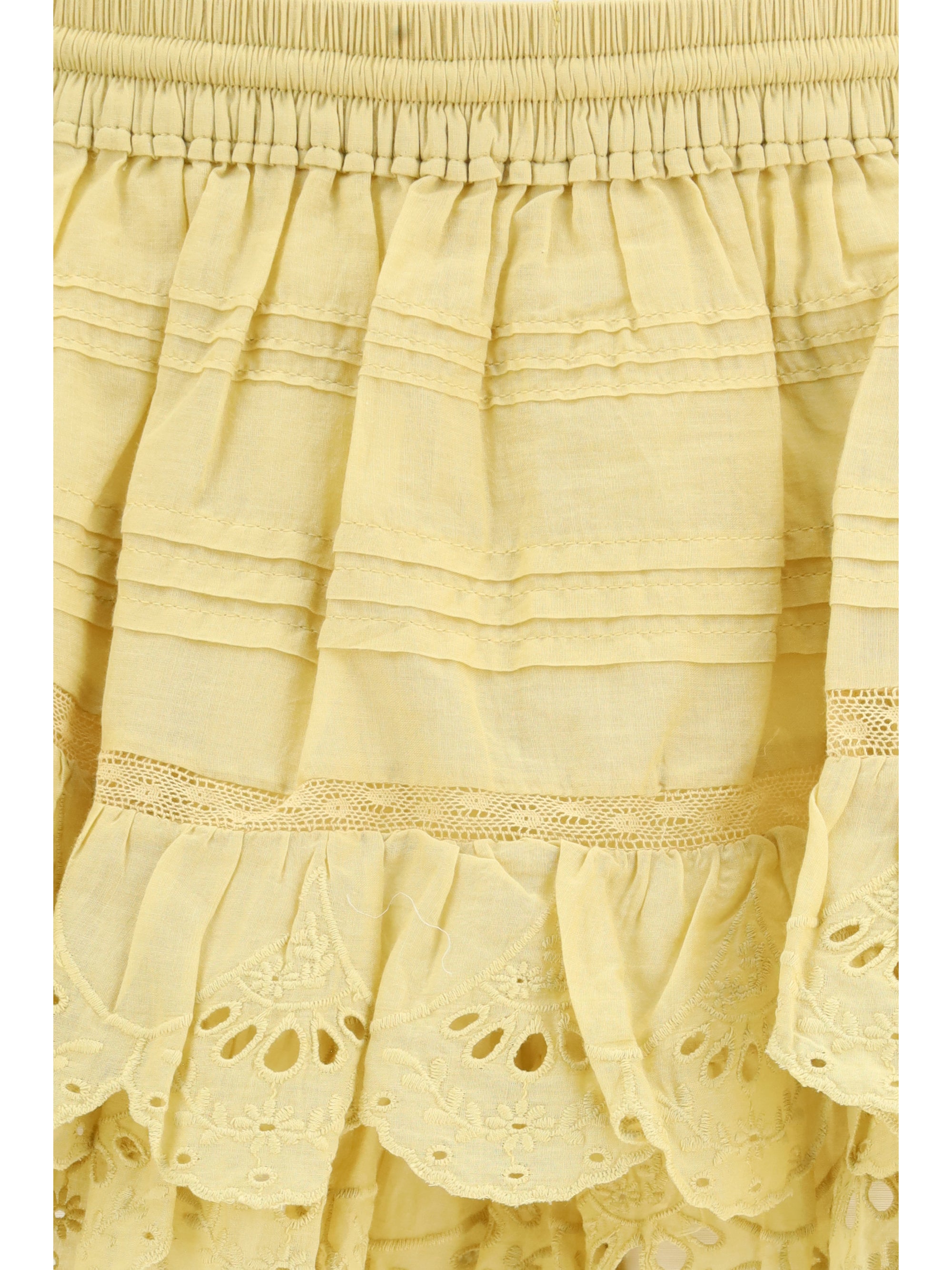 puria shorts with ruffles