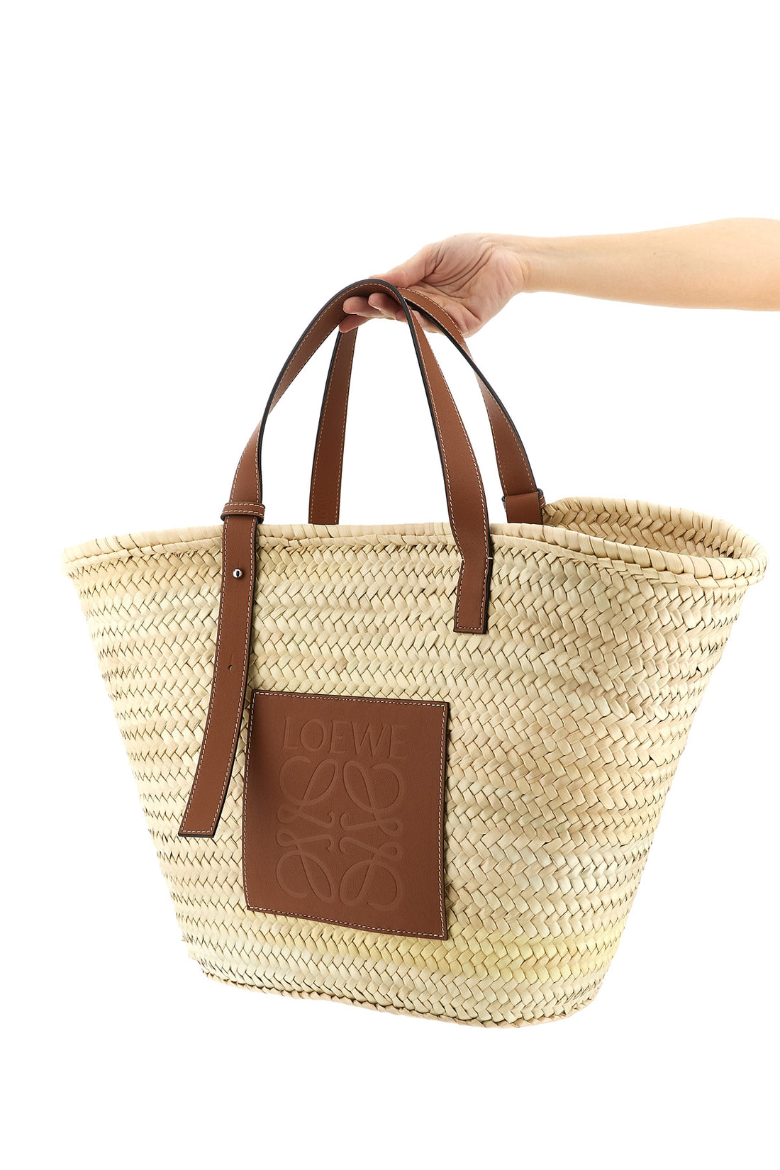 LOEWE OS large classic basket shopping bag made