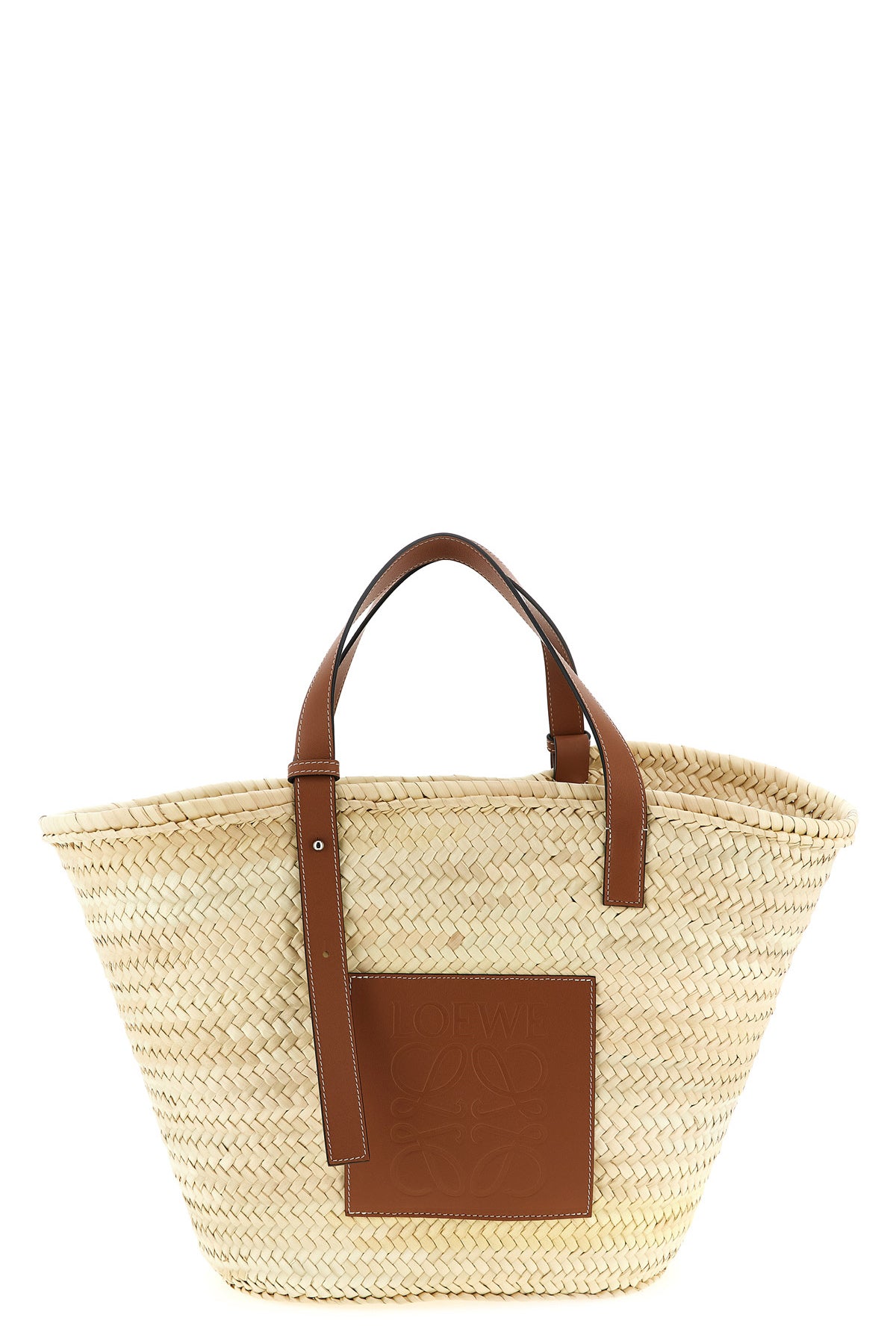 large classic basket shopping bag made