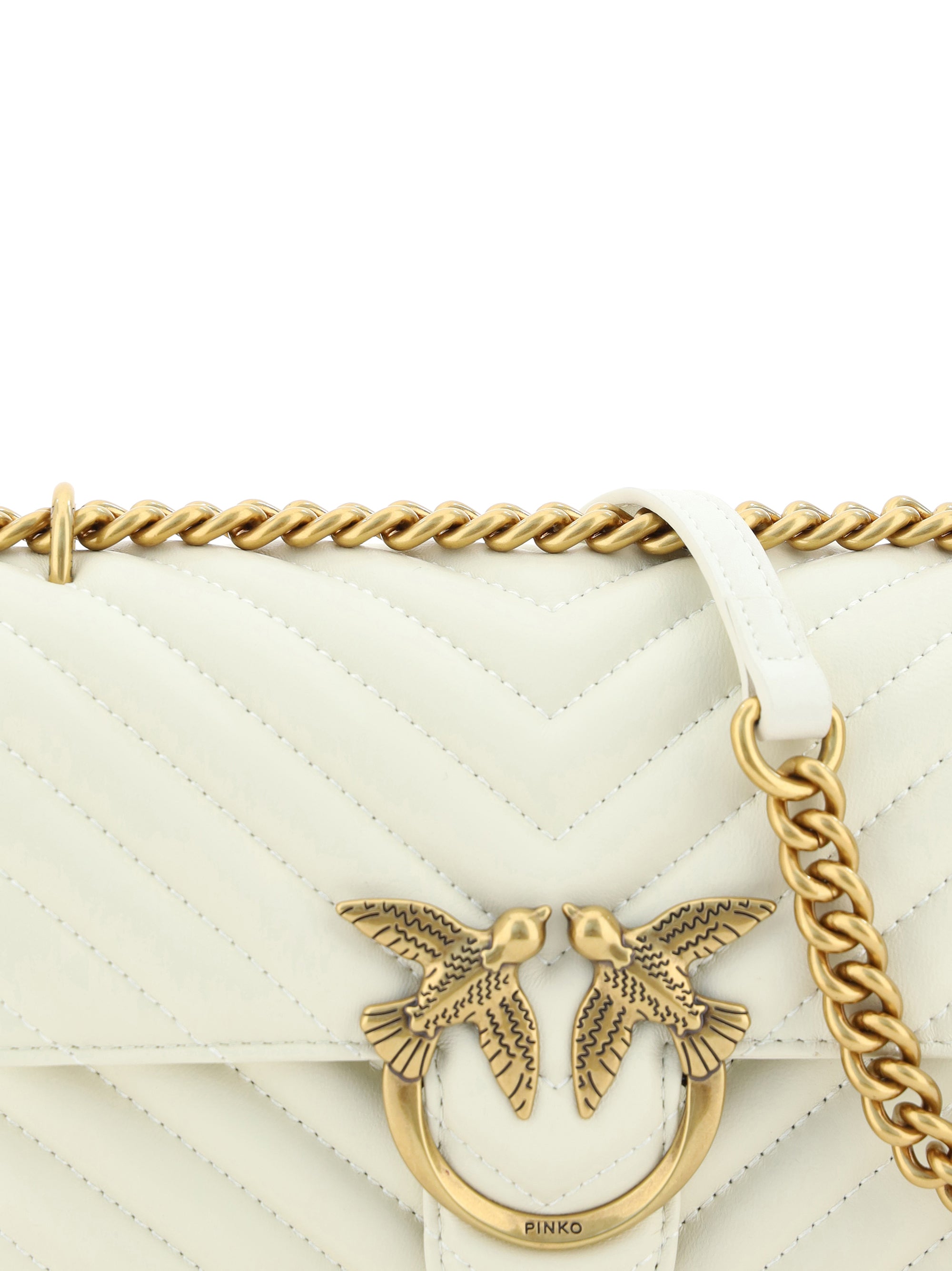 PINKO OS mini love shoulder bag