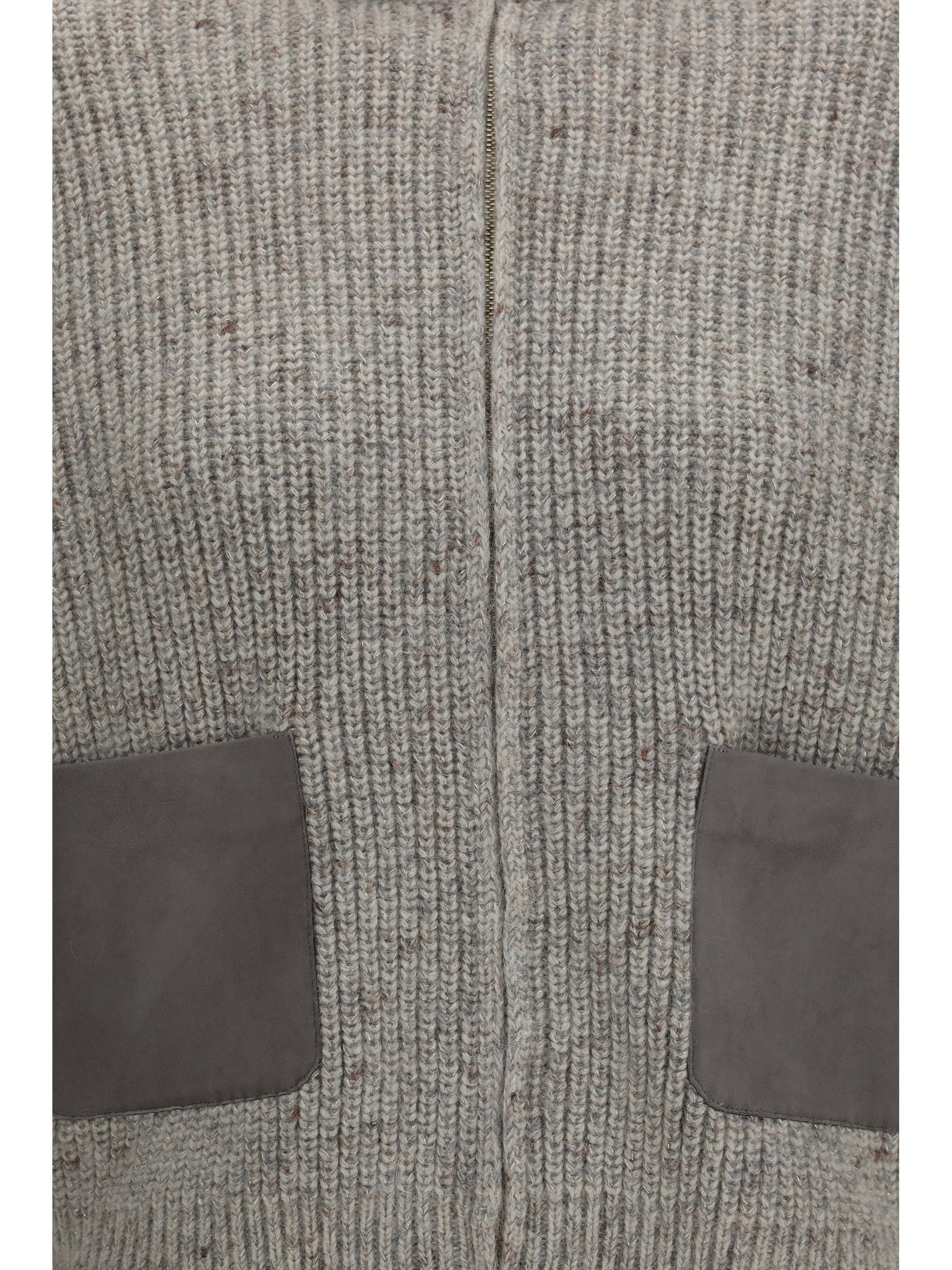 lurex bouclé yarn sweater