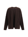 casentino-effect wool cardigan